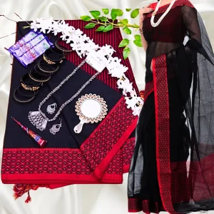 black saree